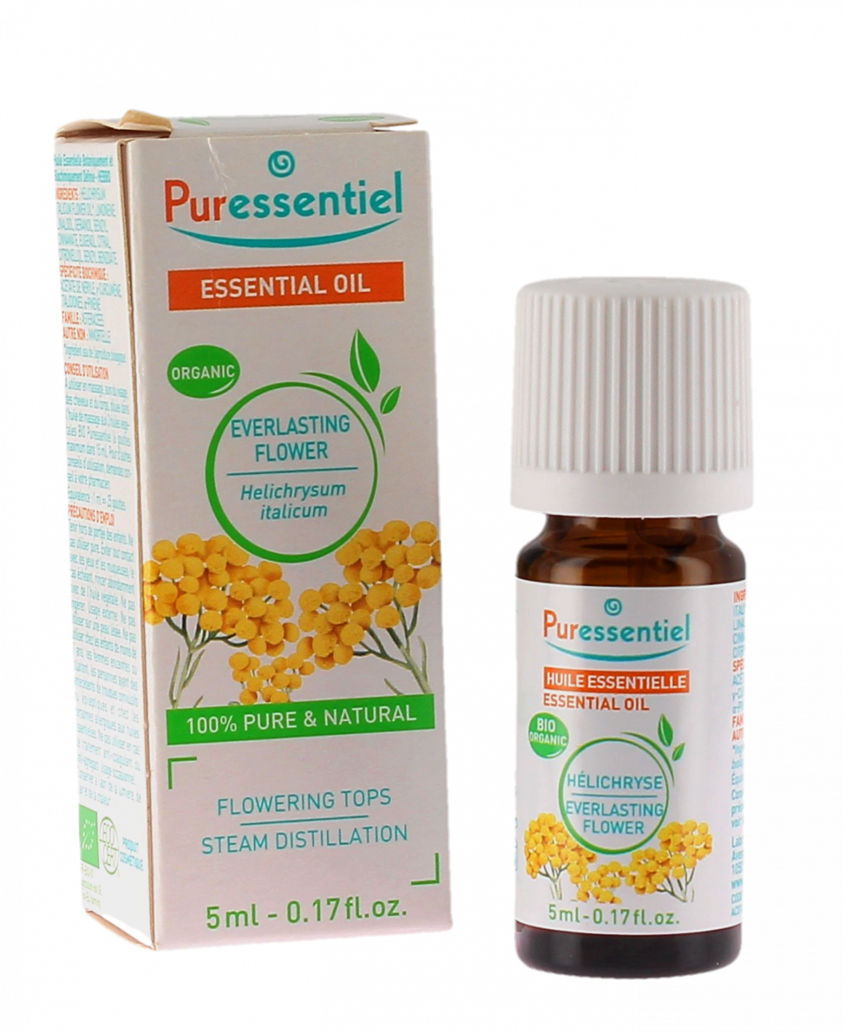 Huile essentielle bio H&eacute;lichryse Puressentiel - flacon de 5 ml