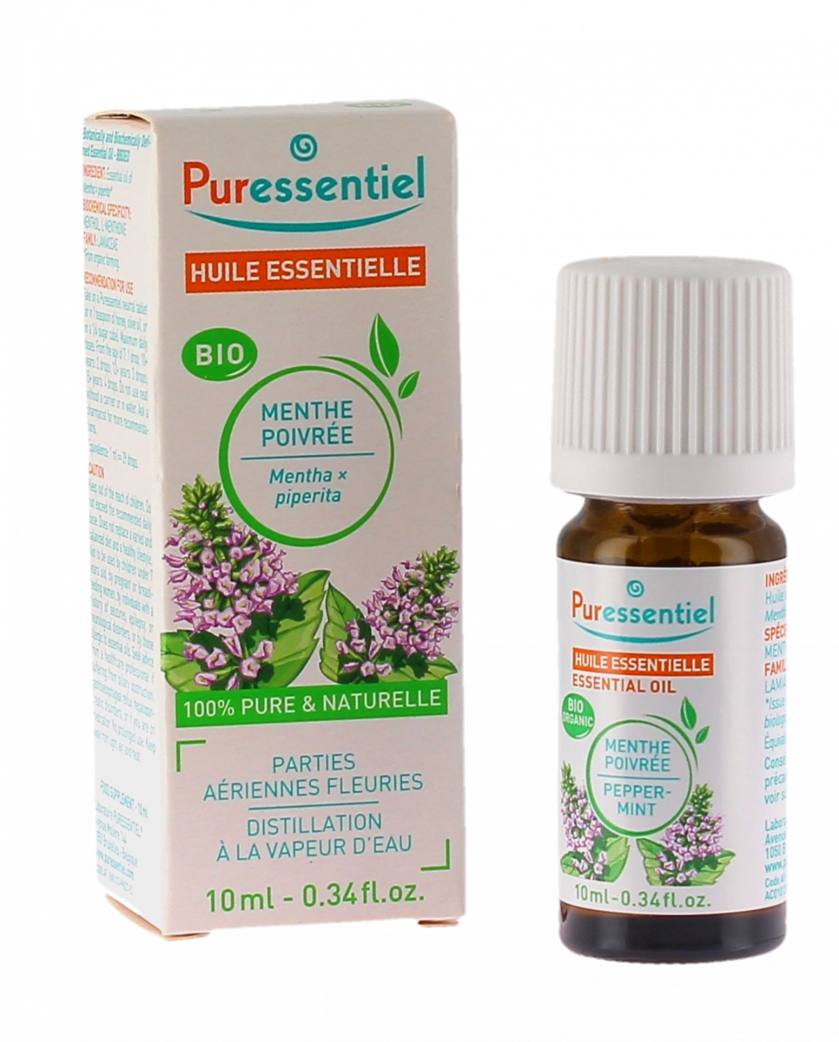 Huile essentielle bio Menthe poivr&eacute;e Puressentiel