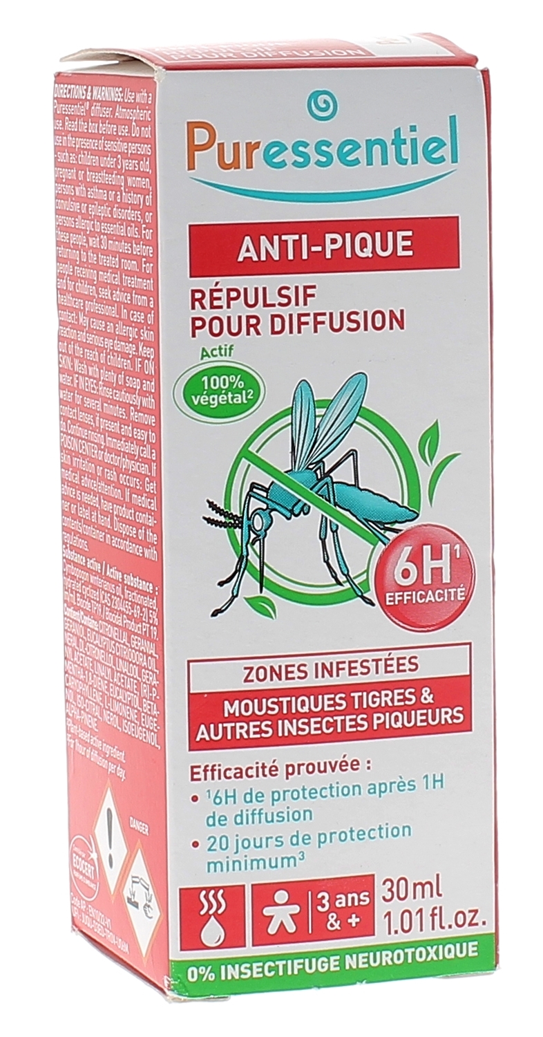 Anti Pique Répulsif pour diffusion Puressentiel - flacon de 30 ml