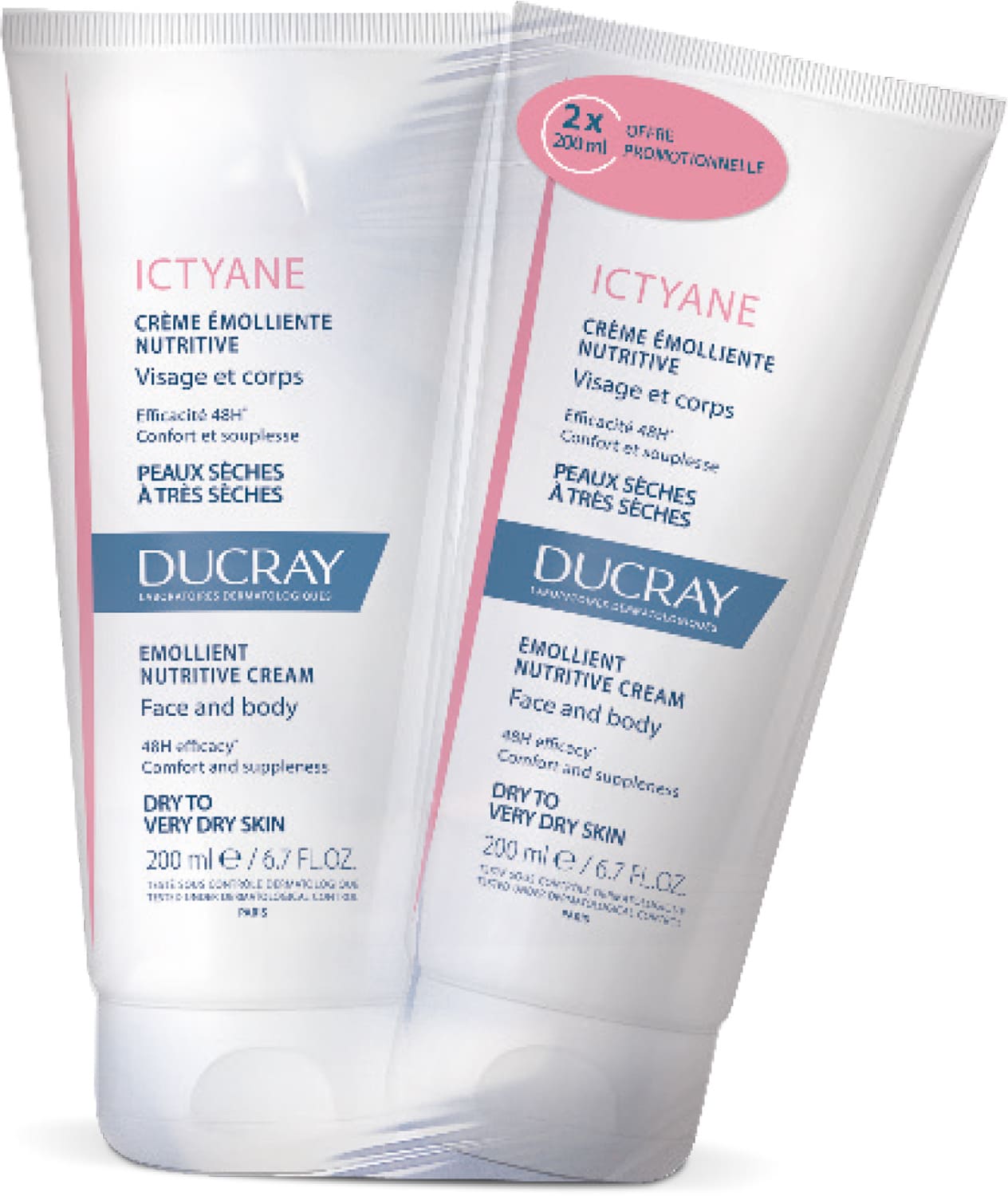 Ictyane crème émolliente nutritive visage et corps Ducray