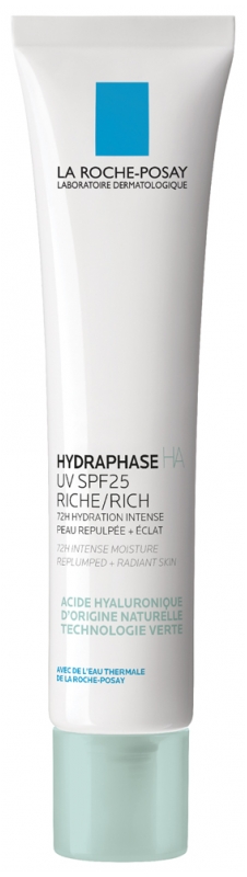 Hydraphase HA UV SPF25 riche La Roche-Posay - tube de 40 ml