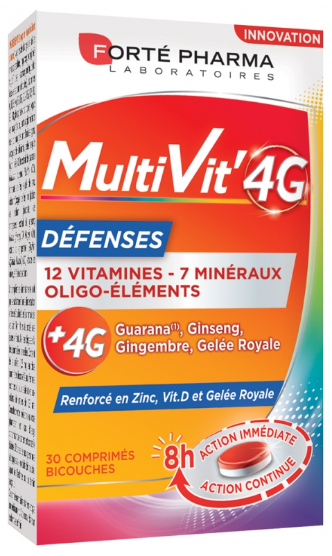 MultiVit' 4G Défenses Forté Pharma