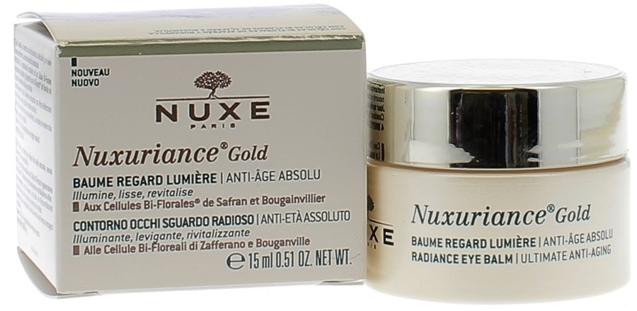 Nuxuriance Gold Baume Regard Lumière Nuxe - pot de 15 ml