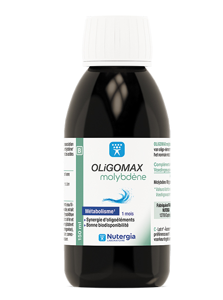 Oligomax Molybdène Nutergia - flacon 150 ml