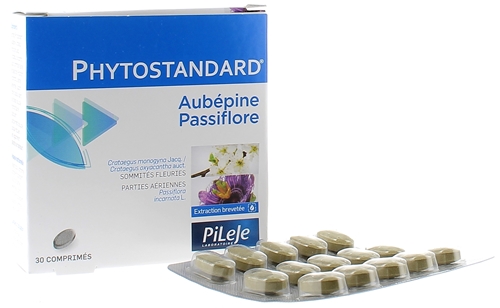 Phytostandard aub&eacute;pine et passiflore Pileje - bo&icirc;te de 30 comprim&eacute;s