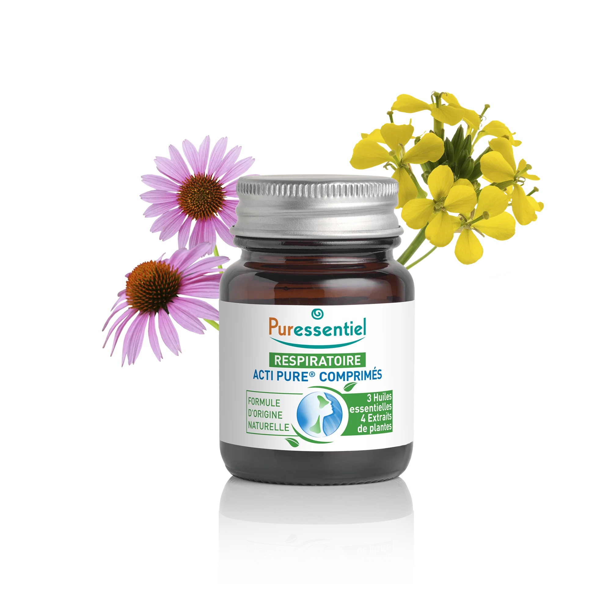 Respiratoire Acti Pure comprim&eacute;s Puressentiel - pot de 15 comprim&eacute;s