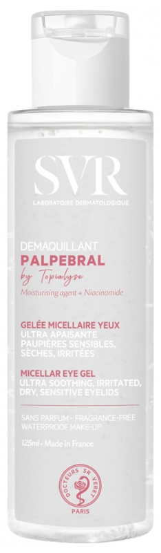 Palpebral Topialyse Démaquillant yeux SVR - flacon de 125 ml