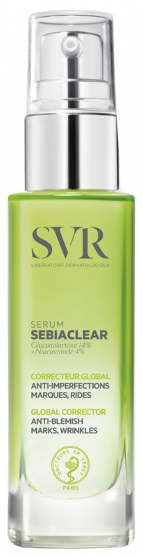 Sebiaclear Sérum correcteur global SVR - flacon de 30 ml