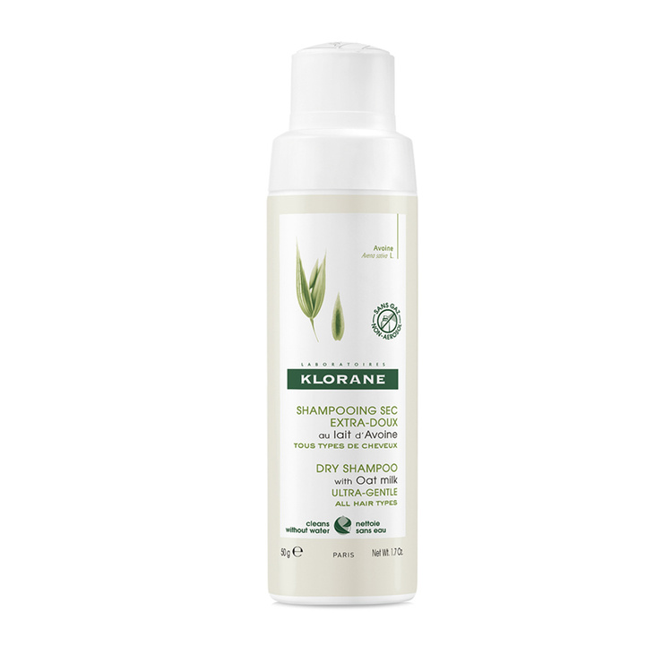 Shampoing sec en poudre extra-doux au lait d&rsquo;Avoine sans gaz Klorane - flacon de 50 g