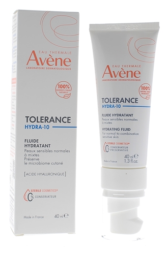 Tolérance Hydra-10 Fluide hydratant Avène - tube de 40ml