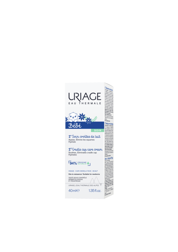 Soin Croûtes de lait crème régulatrice apaisante Uriage - tube de 40 ml
