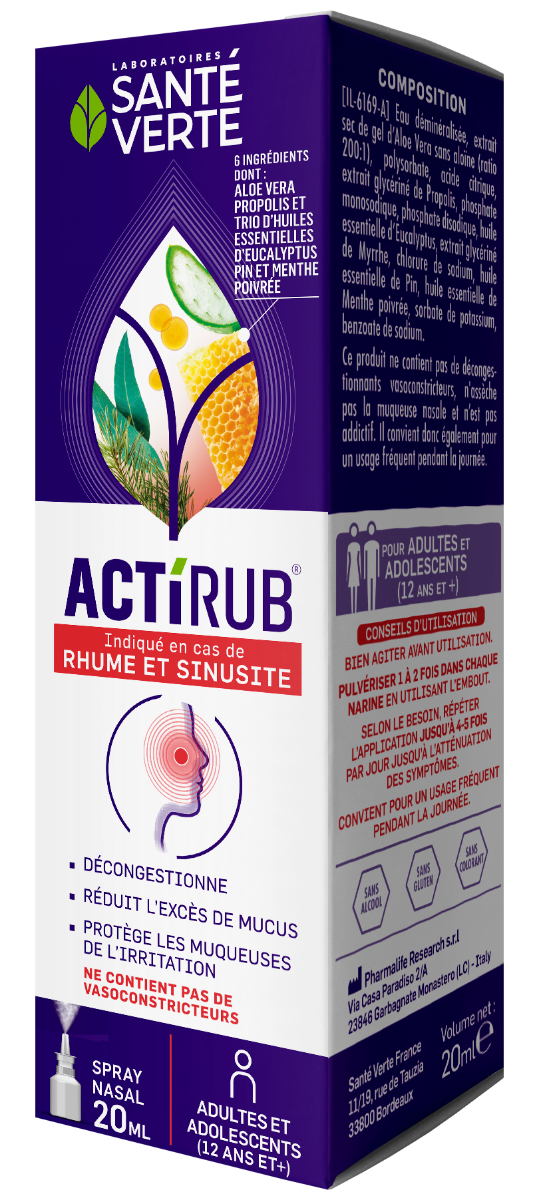 Actirub spray nasal Santé verte - spray de 20 ml