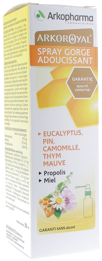 Arko royal spray gorge action adoucissante Arkopharma - spray de 30 ml