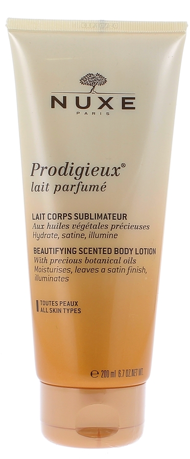 Lait Parfumé Prodigieux Corps Sublimateur Nuxe - tube de 200 ml