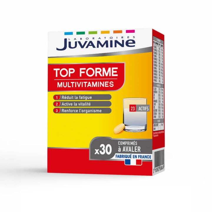 Top forme multivitamines Juvamine - 30 comprimés à avaler