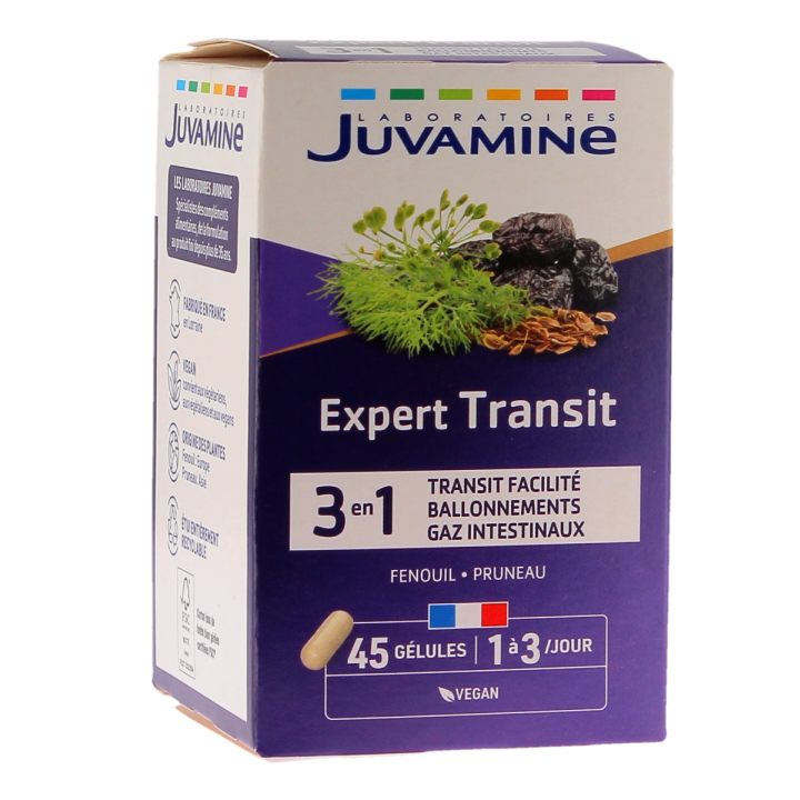 Expert Transit Juvamine - boite de 45 gélules 