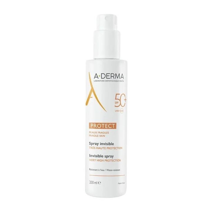 Protect spray invisible très haute protection SPF50+ A-Derma - spray de 200ml