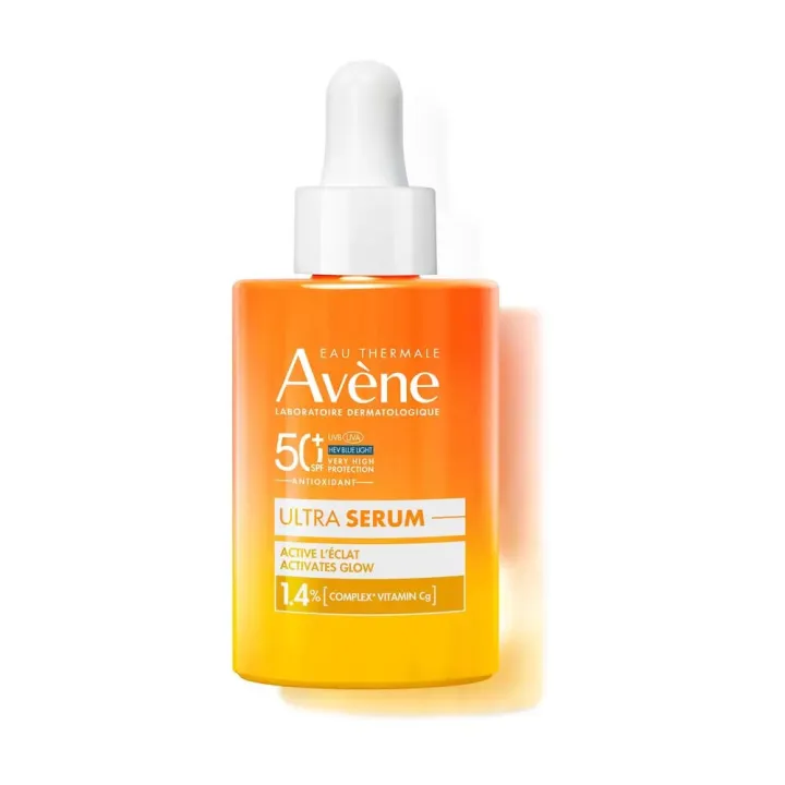 Ultra sérum SPF50+ active l'éclat Avène - flacon-pipette de 30ml