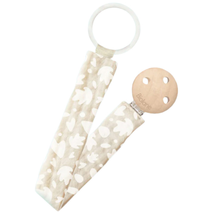 Attache-sucette en coton Biolane - un attache-sucette