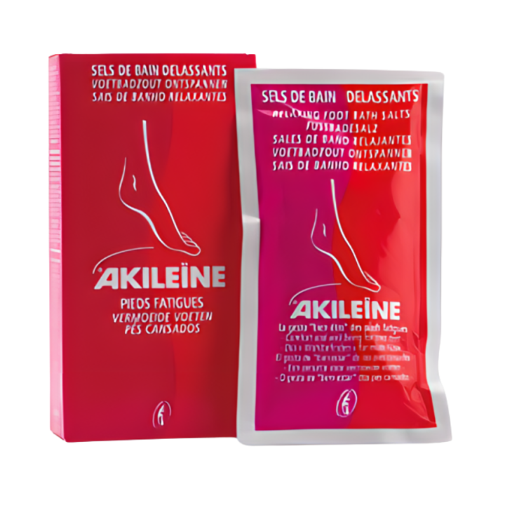 Sels de bain délassants Akileïne - boîte de 150g