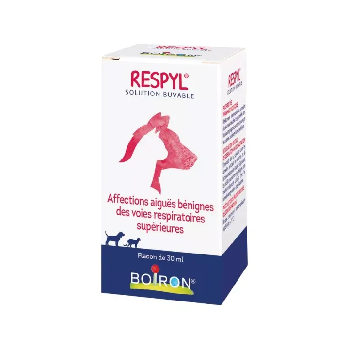 Respyl affections aiguës bénignes des voies respiratoires supérieures Boiron - flacon de 30ml