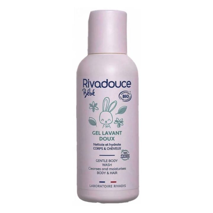 Gel lavant doux bio Rivadouce - flacon de 90ml