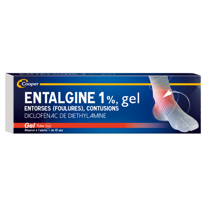 Entalgine 1% gel Cooper - tube de 50g