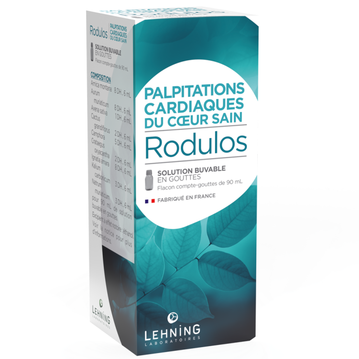 Rodulos palpitations cardiaques du coeur sain Lehning - flacon compte-gouttes de 90ml