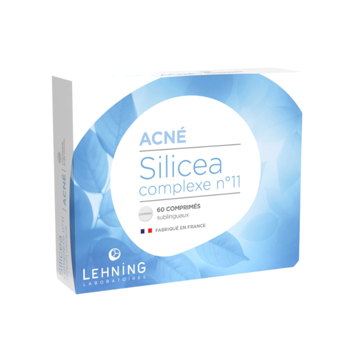 Silicea complexe n°11 acné Lehning - boite de 60 comprimés 