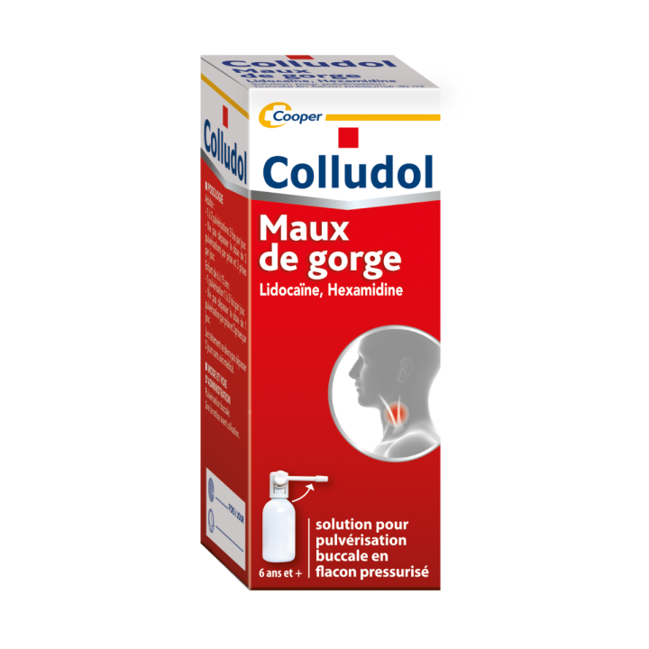 Colludol solution pour pulvérisation buccale en flacon pressurisé - flacon de 30ml
