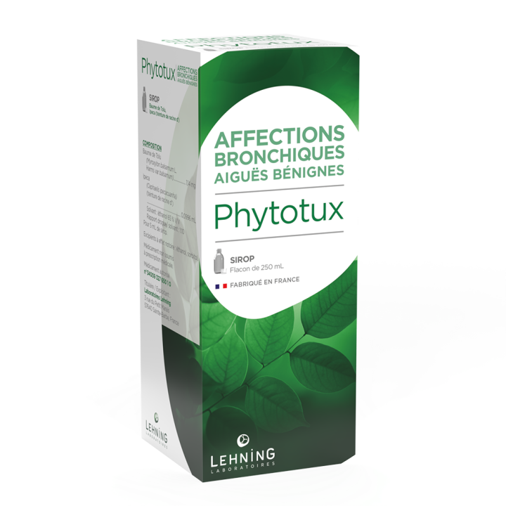 Phytotux sirop affections bronchiques aiguës benignes Lehning - flacon de 250 ml