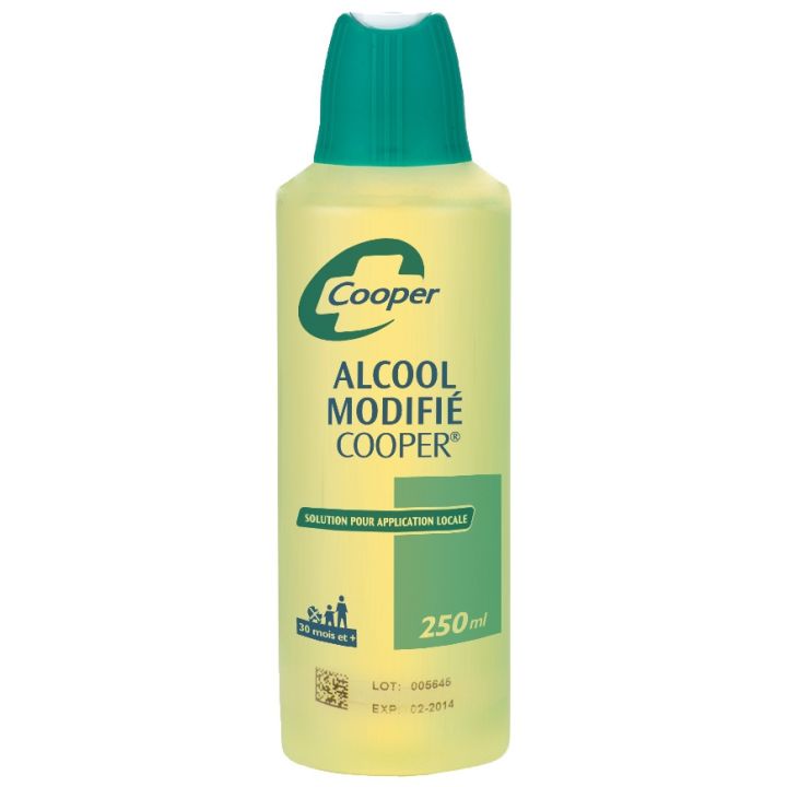Alcool modifié Cooper solution pour application locale - flacon de 250 ml