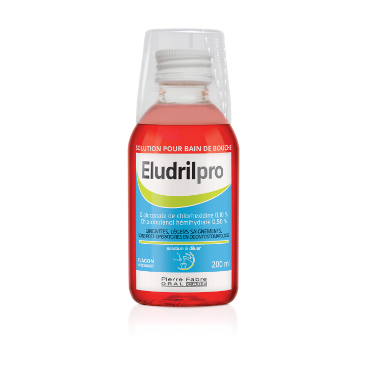Eludrilpro solution pour bain de bouche - flacon de 200 ml
