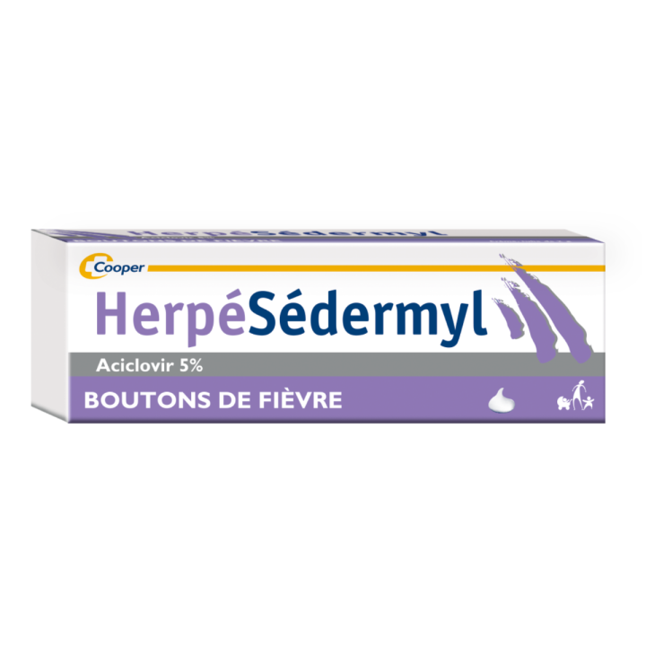 HerpéSédermyl 5% crème - tube de 2 g