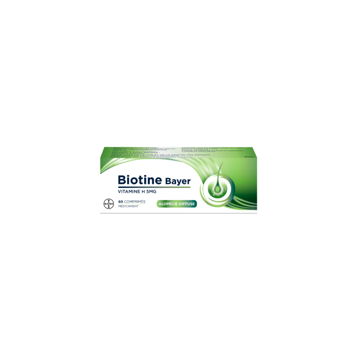 Biotine Bayer 5mg - 60 comprimés