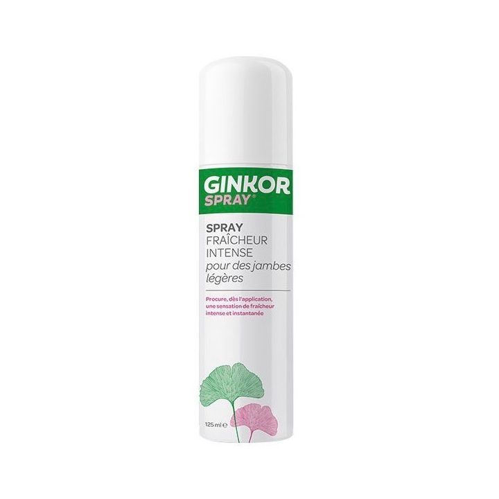 Spray fraîcheur intense jambes légères Ginkor - spray de 125ml