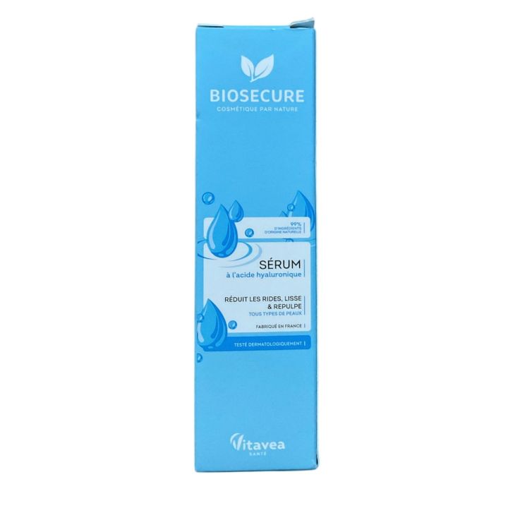 Sérum à l'acide hyaluronique Bio Secure - flacon-pipette de 30ml