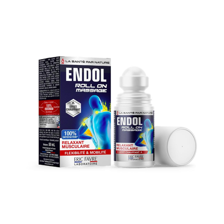 Endol roll-on massage effet chaud Eric Favre - roll-on de 50ml