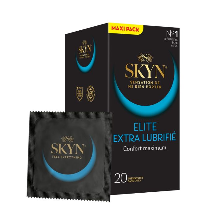 Préservatifs extra lubrifiés Skyn Manix - boite de 20 préservatifs