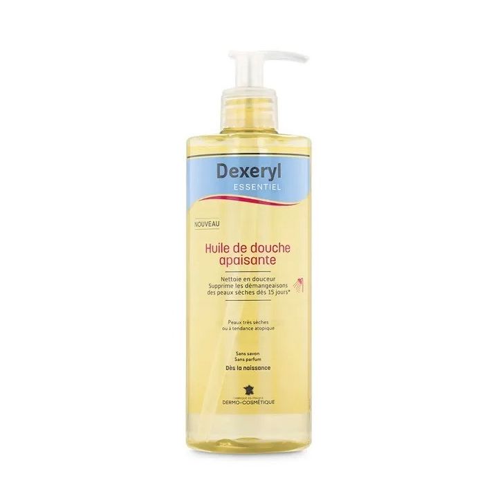 Dexeryl huile de douche apaisante Pierre Fabre - flacon-pompe de 1L
