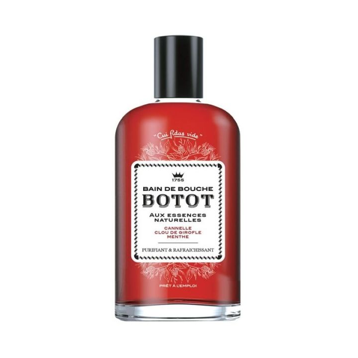 Bain de bouche Cannelle Clou de Girofle Menthe Botot - flacon de 250ml