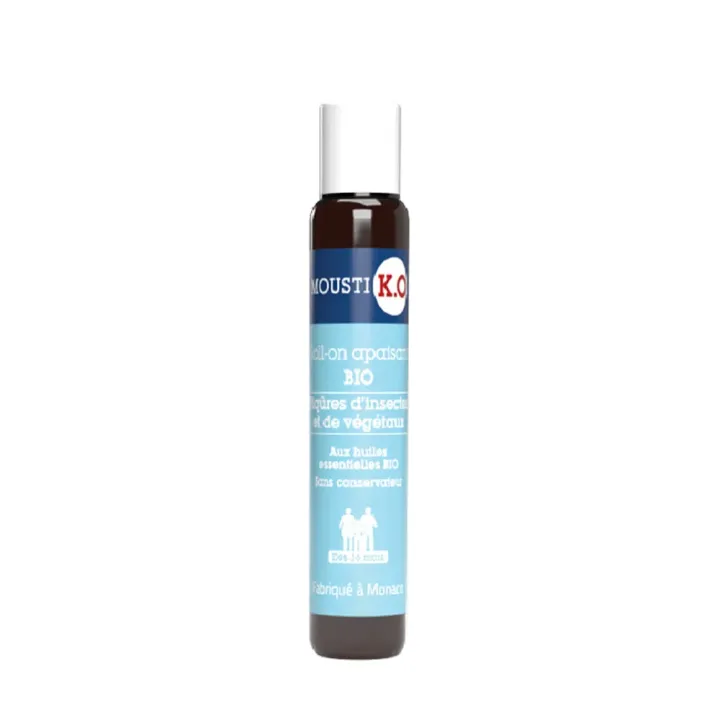 Mousti K.O roll-on apaisant piqûres d'insectes Marque Verte - roll-on de 10ml