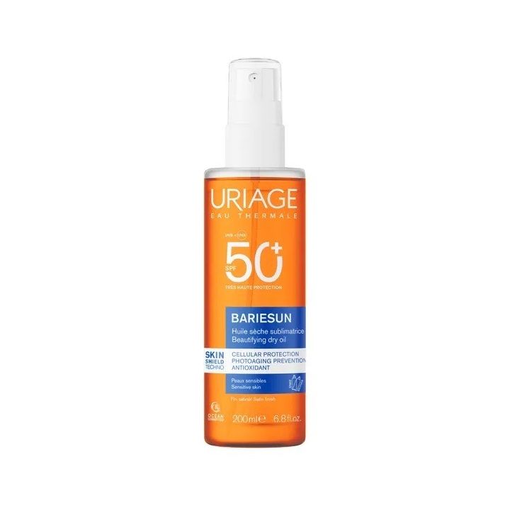 Bariésun huile sèche sublimatrice SPF50+ Uriage - spray de 200ml