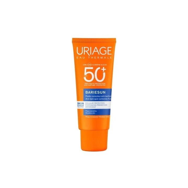 Bariésun fluide correcteur anti-taches SPF50+ Uriage - tube de 40ml
