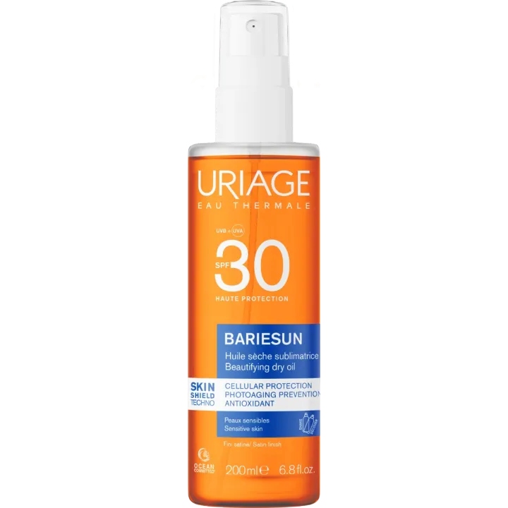 Bariésun huile sèche sublimatrice SPF30 Uriage - spray de 200ml