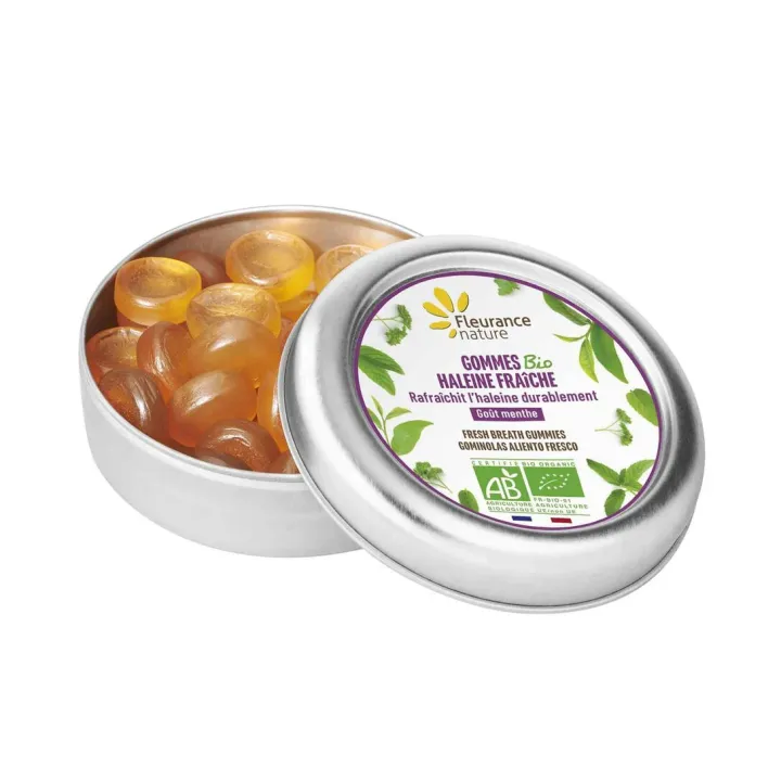 Gommes haleine fraîche Fleurance Nature - boite de 35g