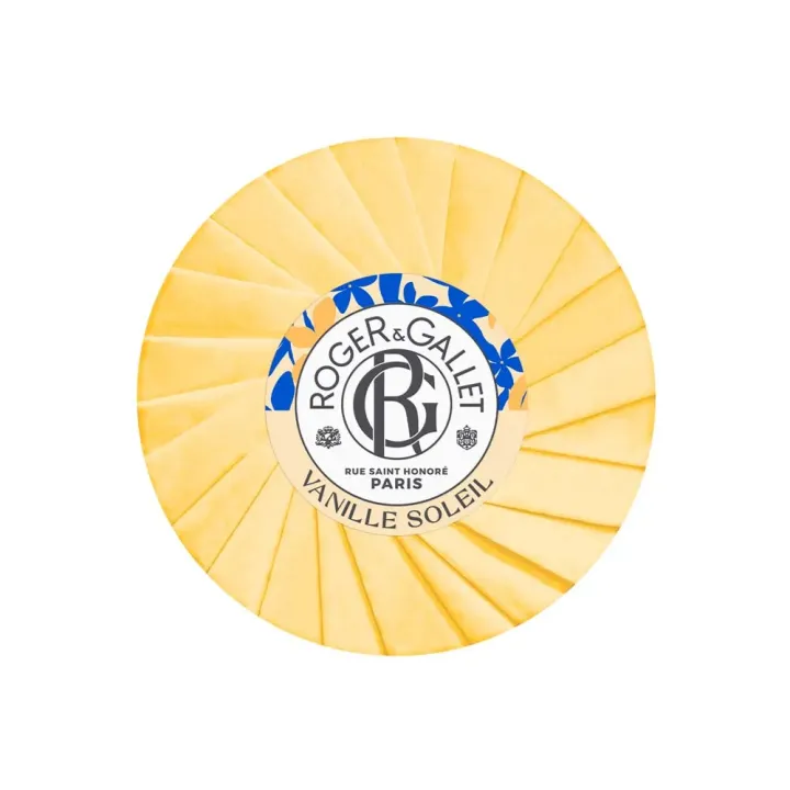 Savon vanille soleil Roger & gallet - pain de 100g 