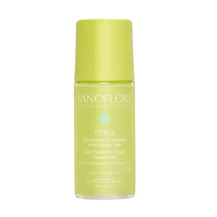 Déodorant 24 citrus Sanoflore - roll-on de 50ml