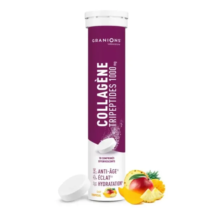 Collagène tripeptides 1000mg Granions - tube de 18 comprimés effervescents