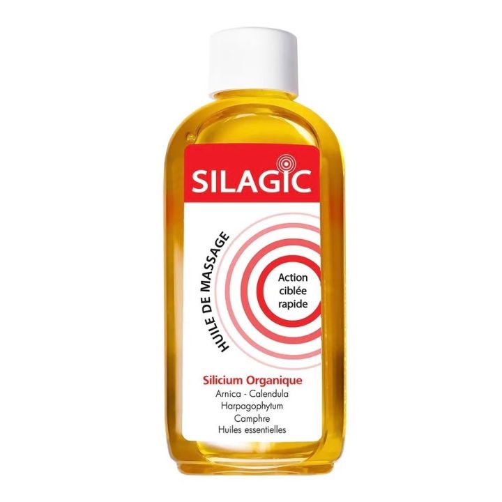 Huile de massage au silicium organique Silagic - flacon de 100ml
